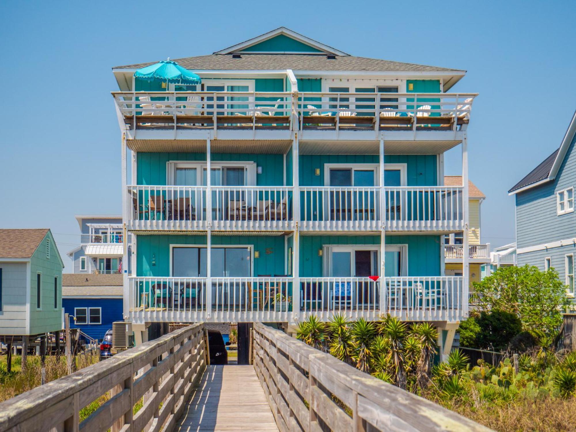 The Sandcastle At Tiki Carolina Beach Exterior foto